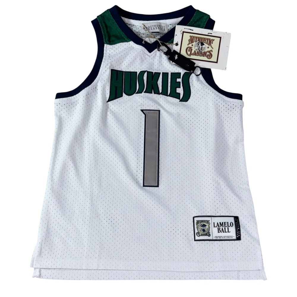 Chino Hills High School Mesh Jersey Youth M White Headgear Classics LaMelo Ball